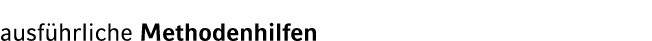 ausf hrliche Methodenhilfen