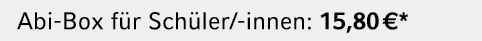 Abi Box f r Sch ler/ innen: 15,80 €*