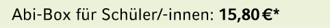 Abi Box f r Sch ler/ innen: 15,80 €*