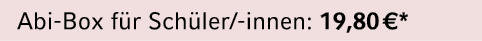 Abi Box f r Sch ler/ innen: 19,80 €*