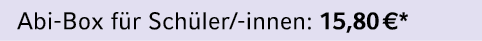 Abi Box f r Sch ler/ innen: 15,80 €*