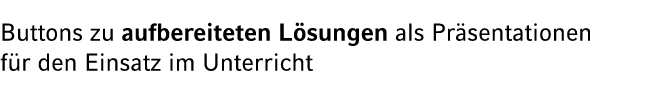 Buttons zu aufbereiteten L sungen als Pr senta­tionen f r den Einsatz im Unterricht 