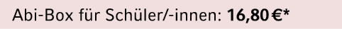 Abi Box f r Sch ler/ innen: 16,80 €*