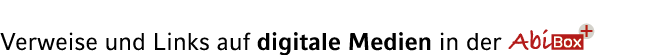 Verweise und Links auf digitale Medien in der ￼ 