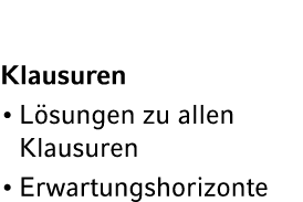 Klausuren L sungen zu allen Klausuren Erwartungshorizonte 
