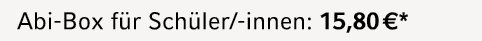 Abi Box f r Sch ler/ innen: 15,80 €*