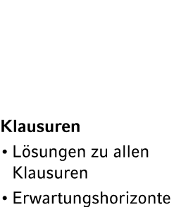 Klausuren L sungen zu allen Klausuren Erwartungshorizonte 