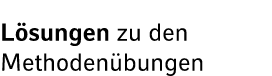 L sungen zu den Methoden bungen