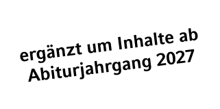 erg nzt um Inhalte ab Abiturjahrgang 2027