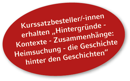 Kurssatzbesteller/ innen erhalten „Hintergr nde Kontexte Zusammenh nge: Heimsuchung die Geschichte hinter den Geschic...