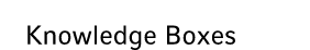 Knowledge Boxes