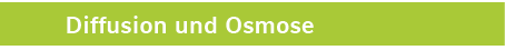 Diffusion und Osmose