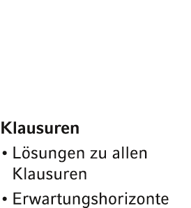 Klausuren L sungen zu allen Klausuren Erwartungshorizonte