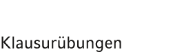 Klausur bungen