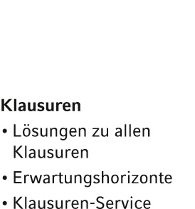 Klausuren L sungen zu allen Klausuren Erwartungshorizonte Klausuren Service 
