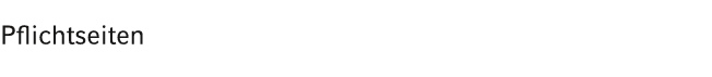 Pflichtseiten
