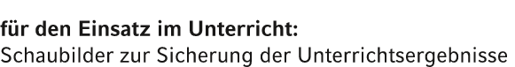 f r den Einsatz im Unterricht: Schaubilder zur Sicherung der Unterrichtsergebnisse