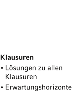 Klausuren L sungen zu allen Klausuren Erwartungshorizonte