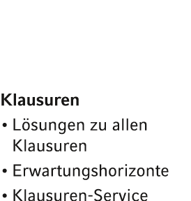 Klausuren L sungen zu allen Klausuren Erwartungshorizonte Klausuren Service