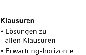 Klausuren L sungen zu allen Klausuren Erwartungshorizonte 