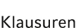 Klausuren