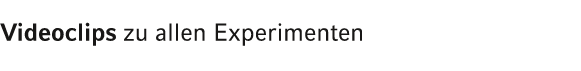 Videoclips zu allen Experimenten