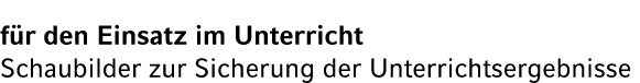 f r den Einsatz im Unterricht Schaubilder zur Sicherung der Unterrichtsergebnisse