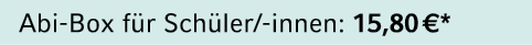 Abi Box f r Sch ler/ innen: 15,80 €*