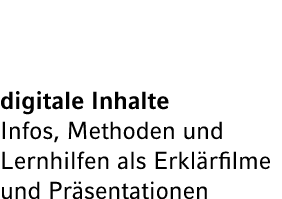 digitale Inhalte Infos, Methoden und Lernhilfen als Erkl rfilme und Pr sentationen