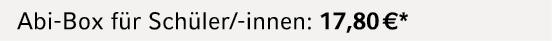 Abi Box f r Sch ler/ innen: 17,80 €*