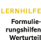lernhilfe Formulierungshilfen Werturteil