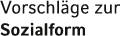 Vorschläge zur Sozialform